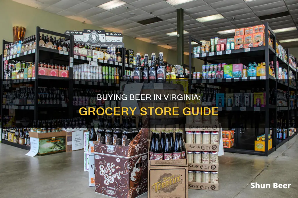 can i buy beer at grocery store in virginia