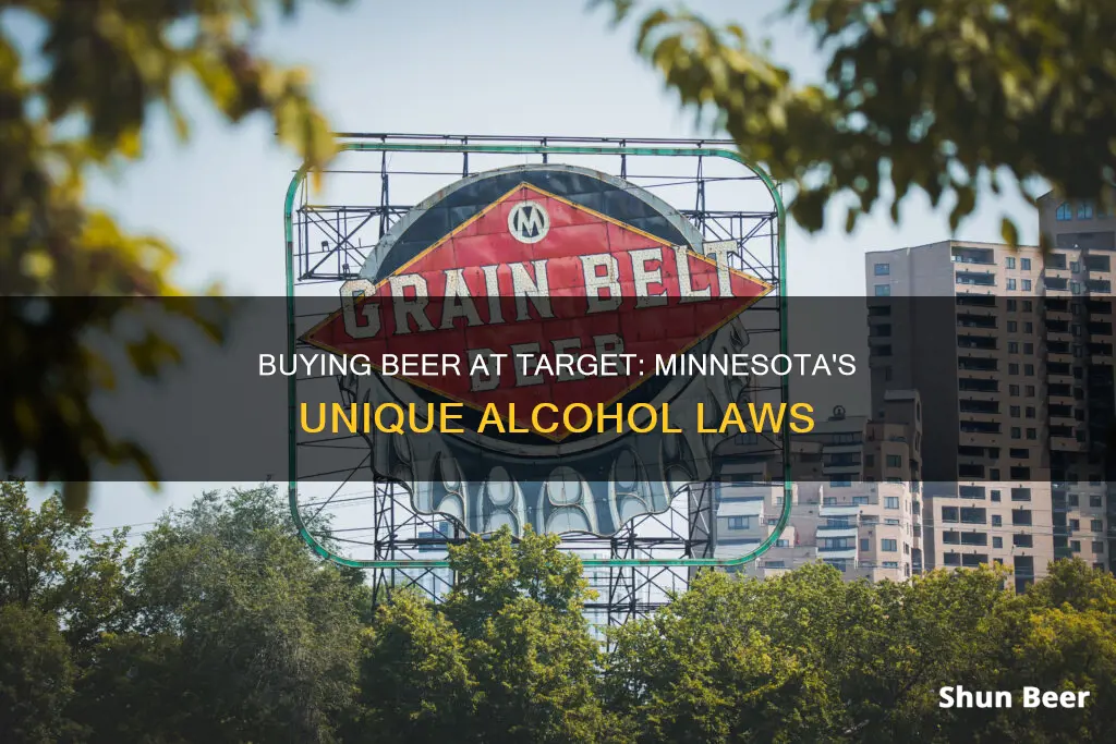 can i buy beer at target in minnesota