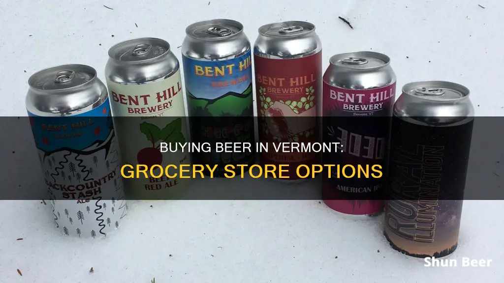 can i buy beer in a grocery store in vermont