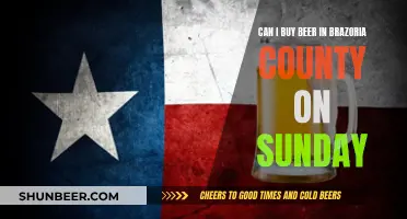 Buying Beer in Brazoria County: Sunday Shopping Laws