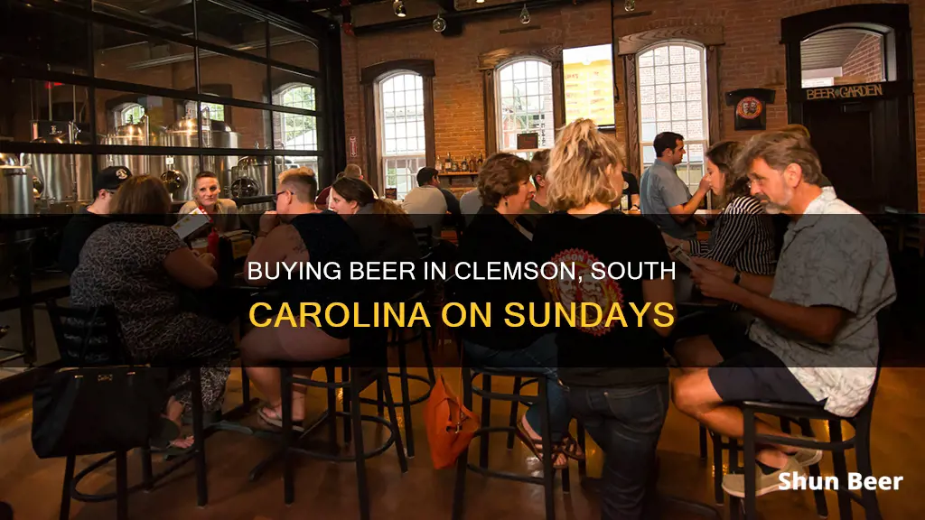 can i buy beer in clemson south carolina on sundays