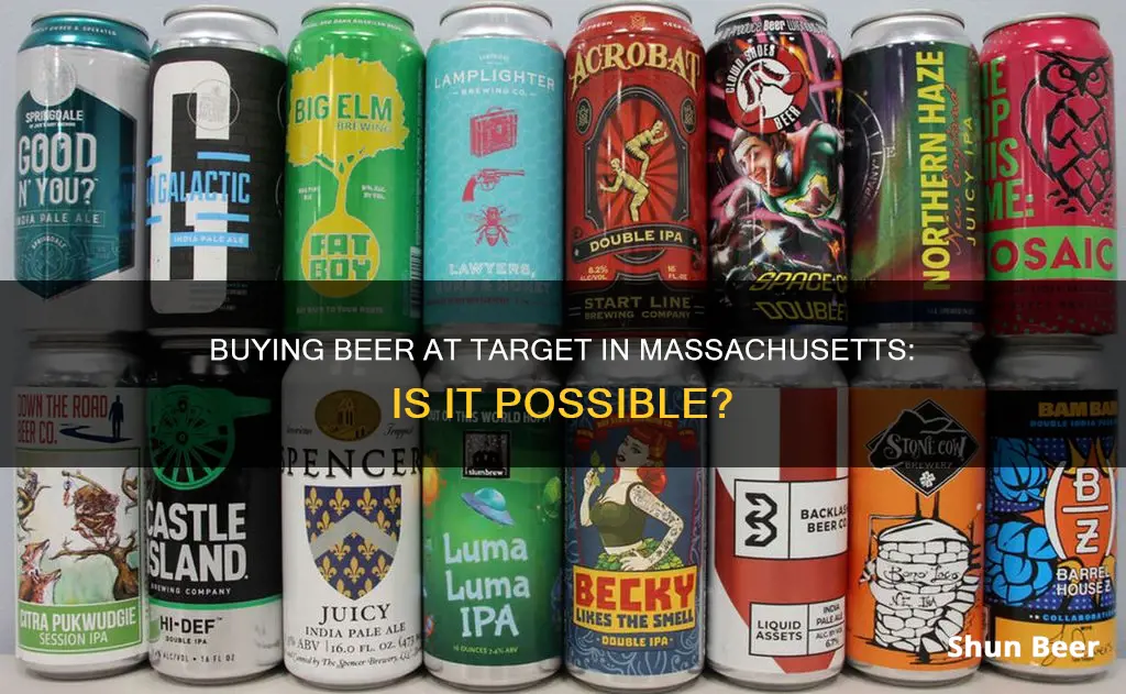 can i buy beer in target in massachusettes