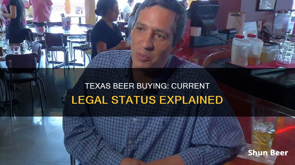 can i buy beer in texas right now