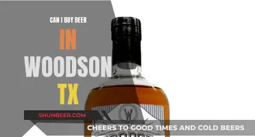 Where to Buy Beer in Woodson, Texas?