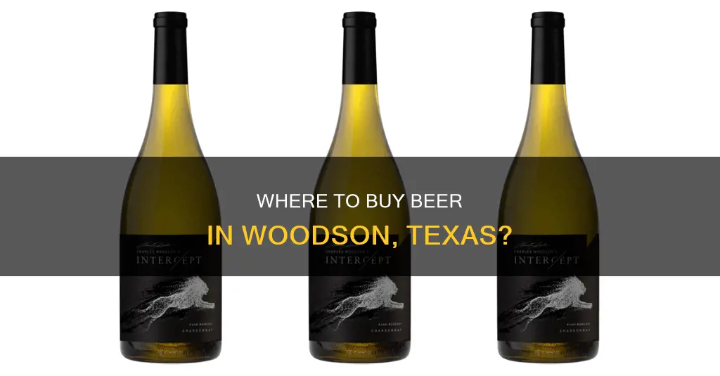 can i buy beer in woodson tx