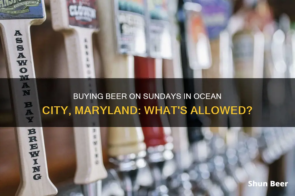 can i buy beer on sunday in ocean city maryland