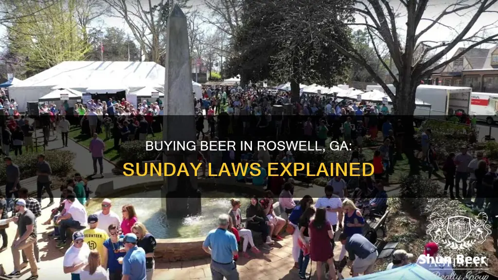 can i buy beer on sunday in roswell ga