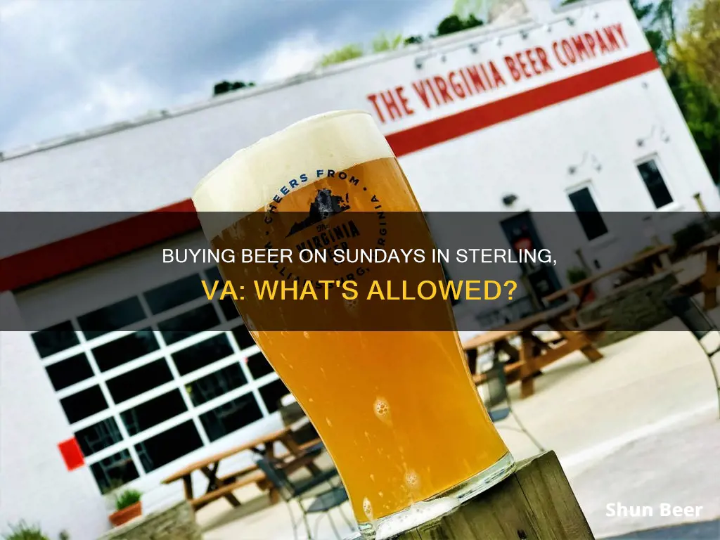 can i buy beer on sunday in sterling va