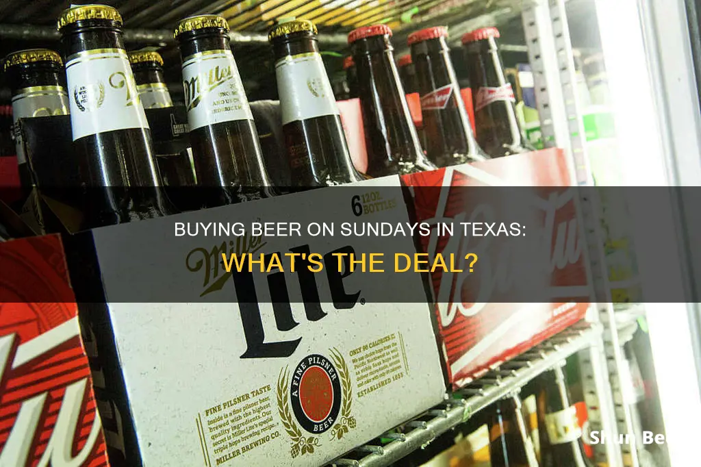 can i buy beer on sunday in texad