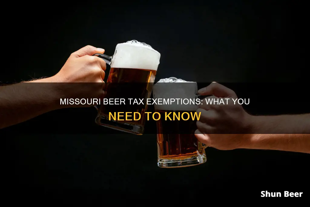 can i buy beer tax exempt in missouri