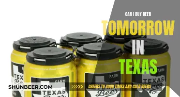 Texas Beer Buying: Tomorrow's Legal Availability