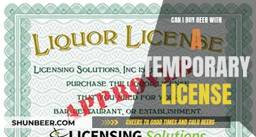 Temporary Licenses: Beer Buying and Legal Drinking Age