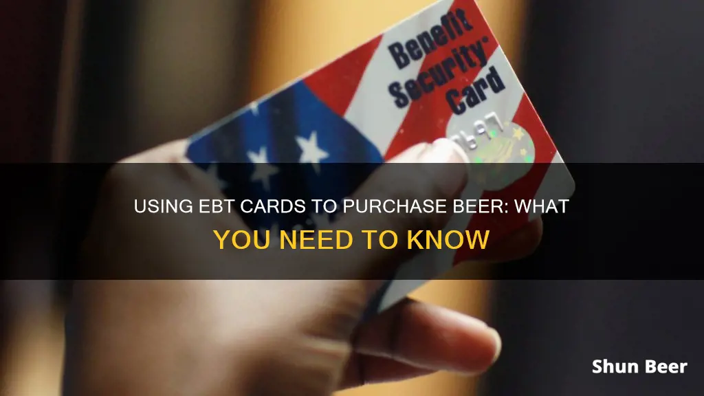 can i buy beer with ebt card