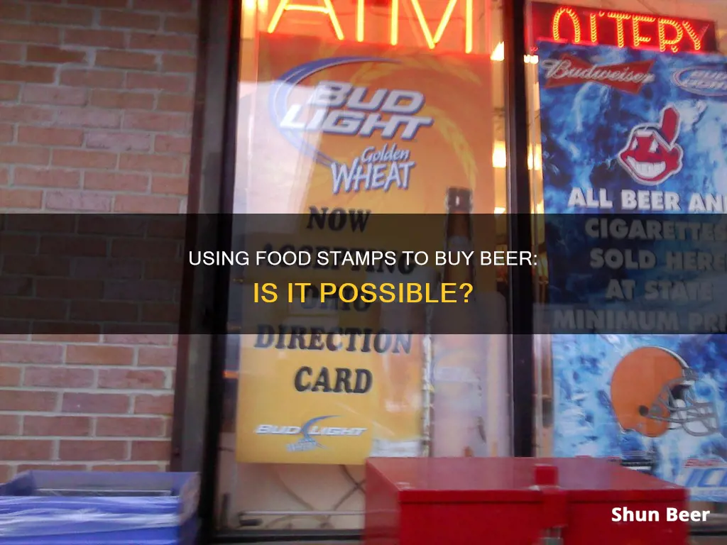 can i buy beer with food stamps