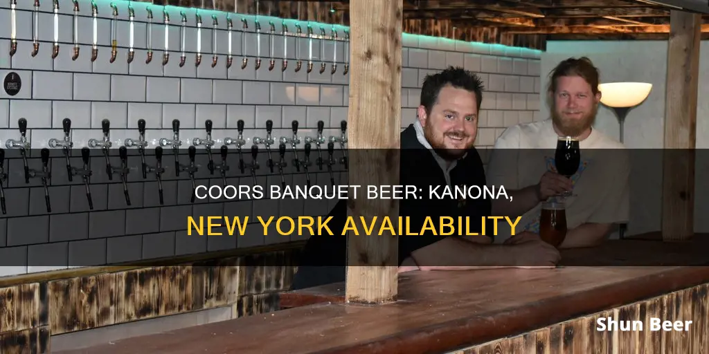 can i buy coors banquet beer near kanona new york