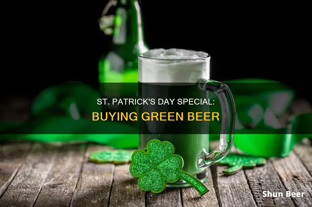 can i buy green beer