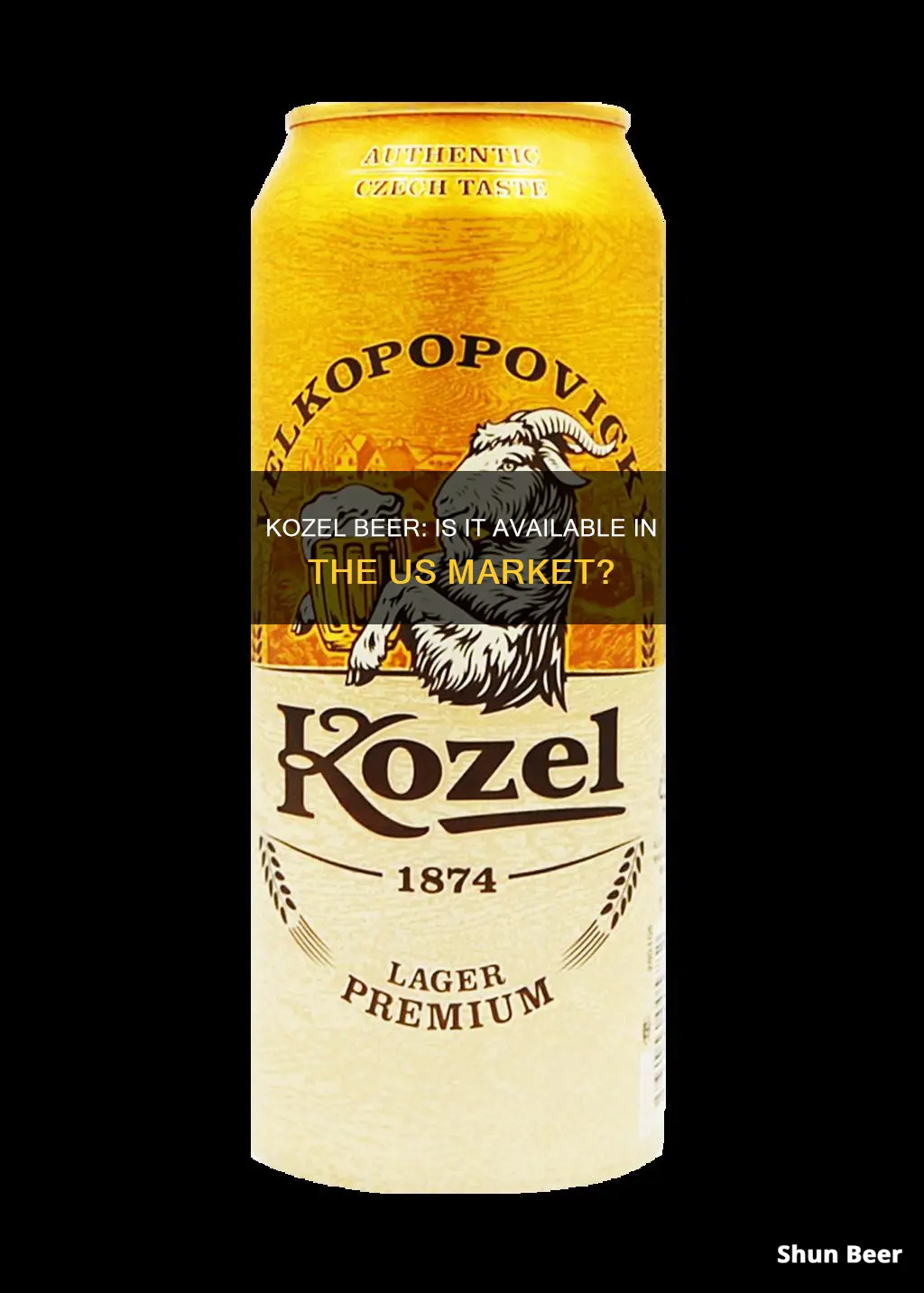 can i buy kozel beer in the us