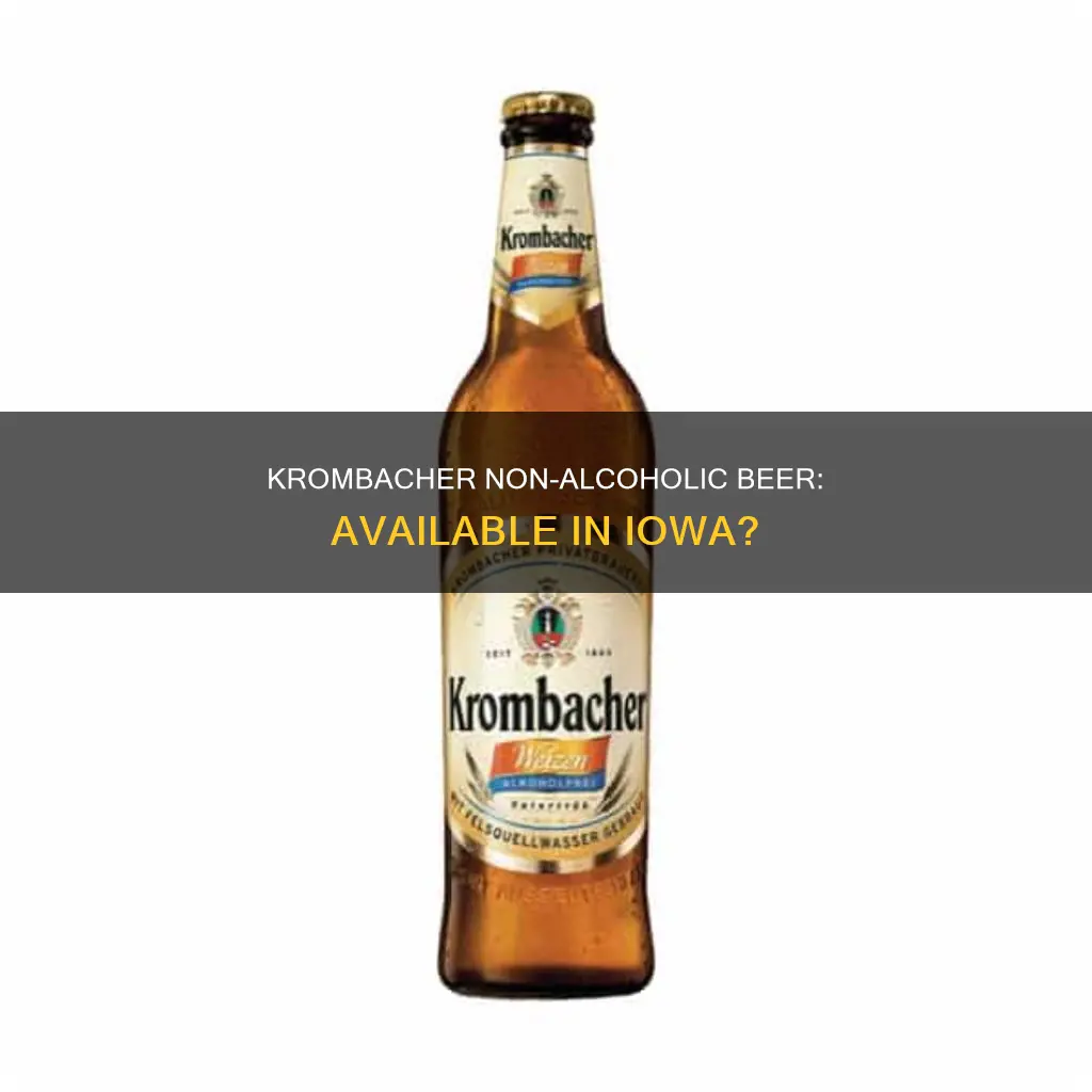 can i buy krombacher non alcoholic beer in iowa