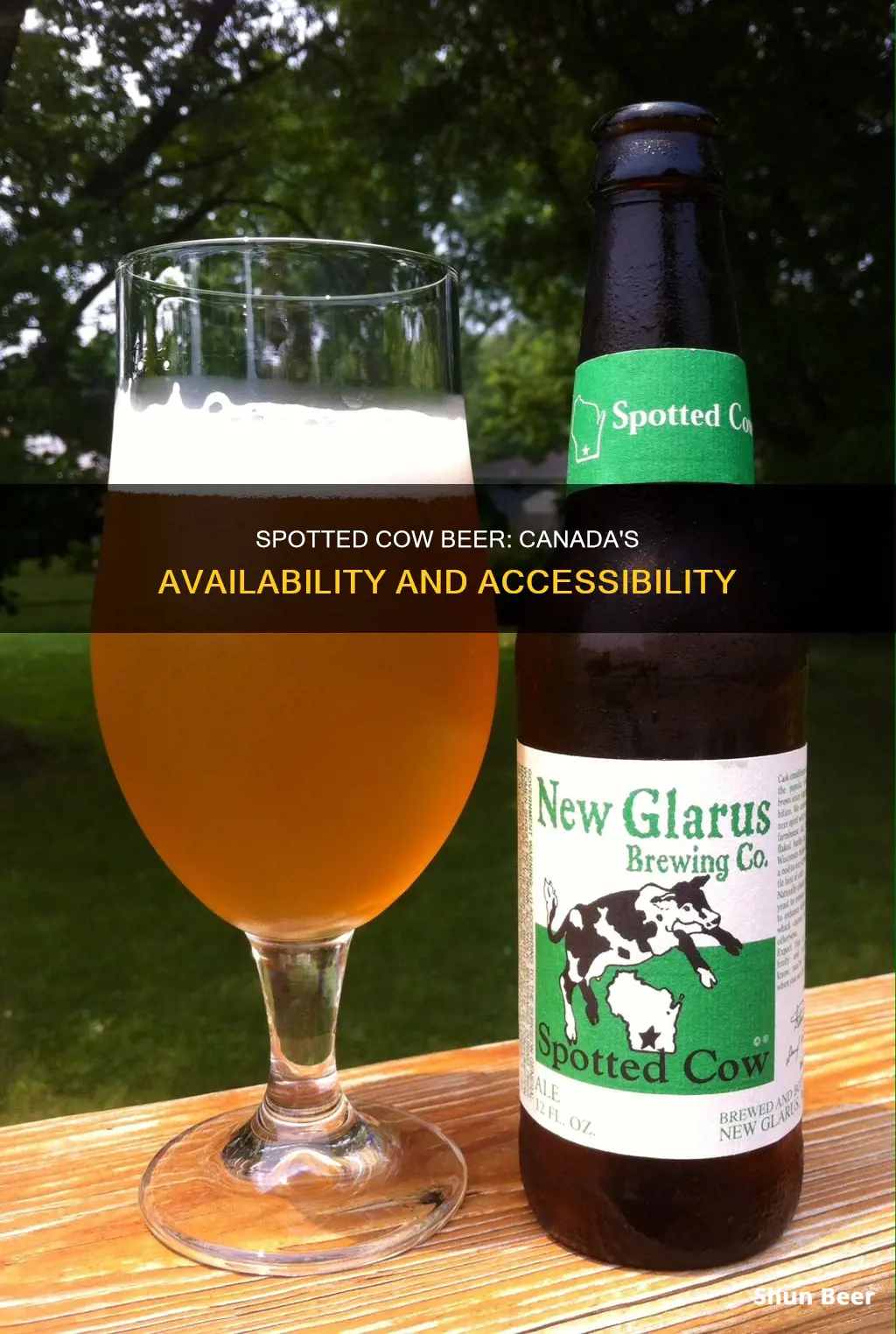 can i buy spotted cow beer in canada