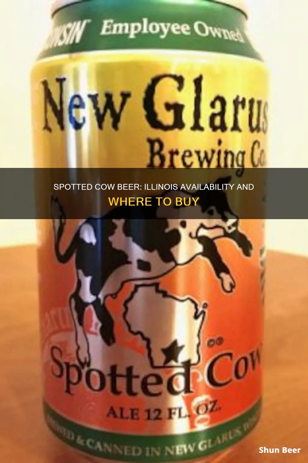 can i buy spotted cow beer in illinois