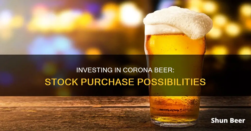 can i buy stock in corona beer