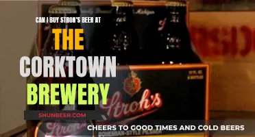 Stroh's Beer: Available at Corktown Brewery?