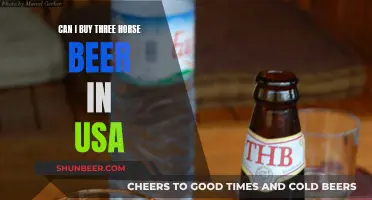 Where to Buy Three Horse Beer in the USA?