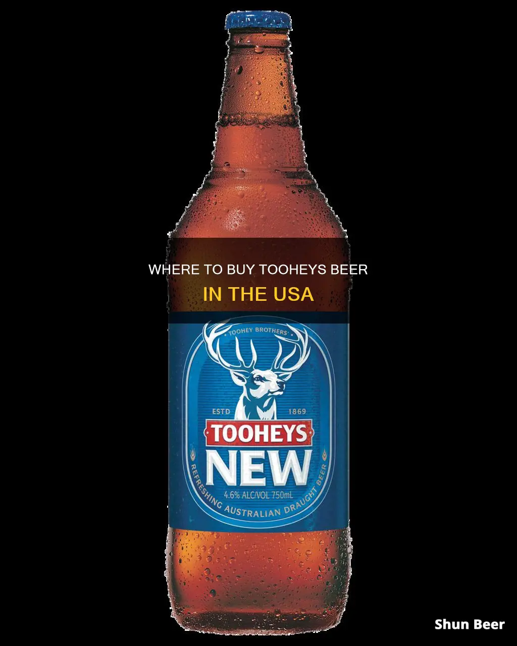 can i buy tooheys beer in usa