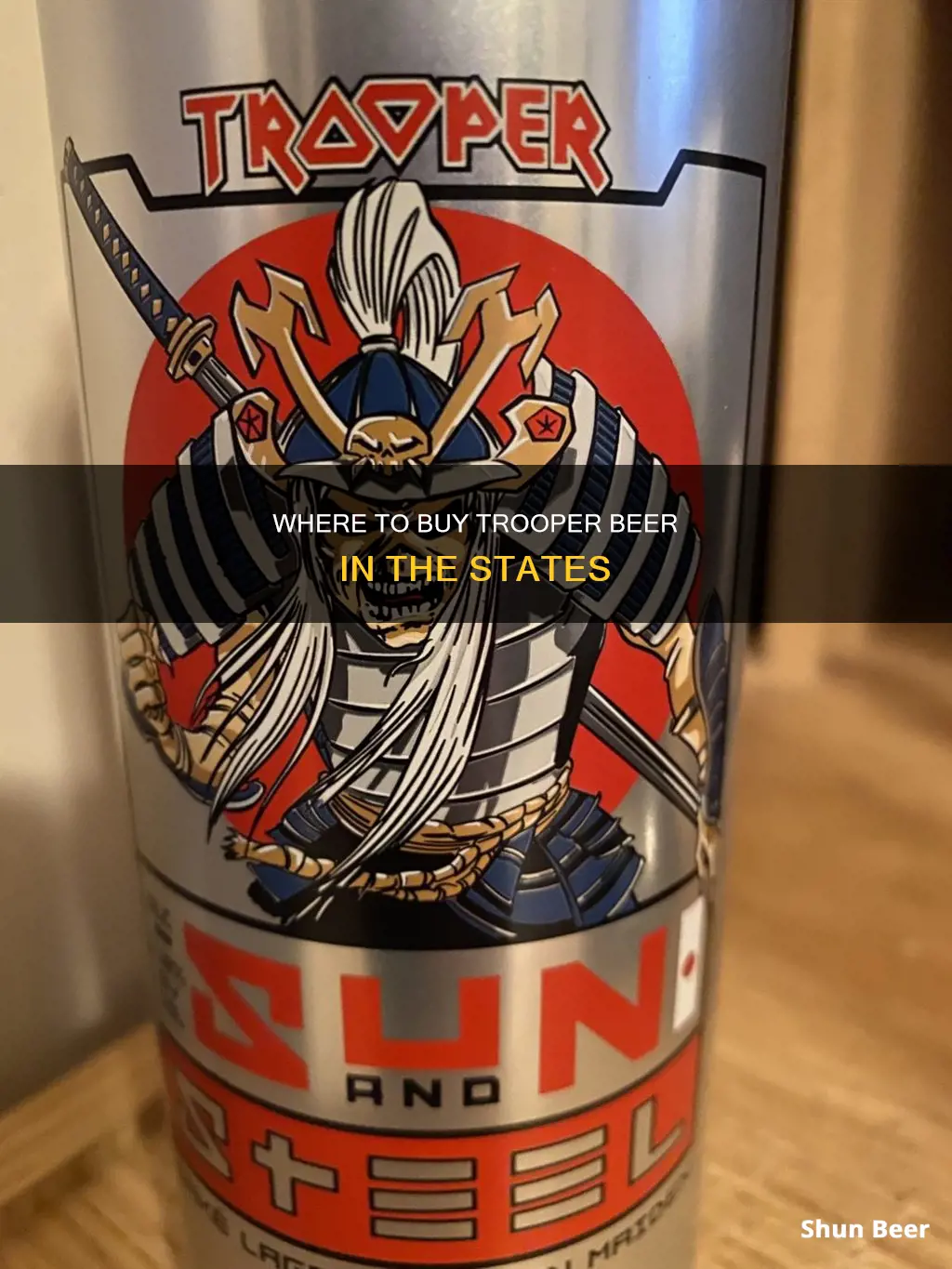 can i buy trooper beer in the states