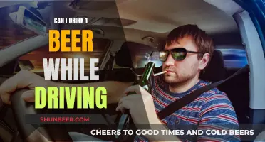 Drinking Beer and Driving: Is One Beer Okay?