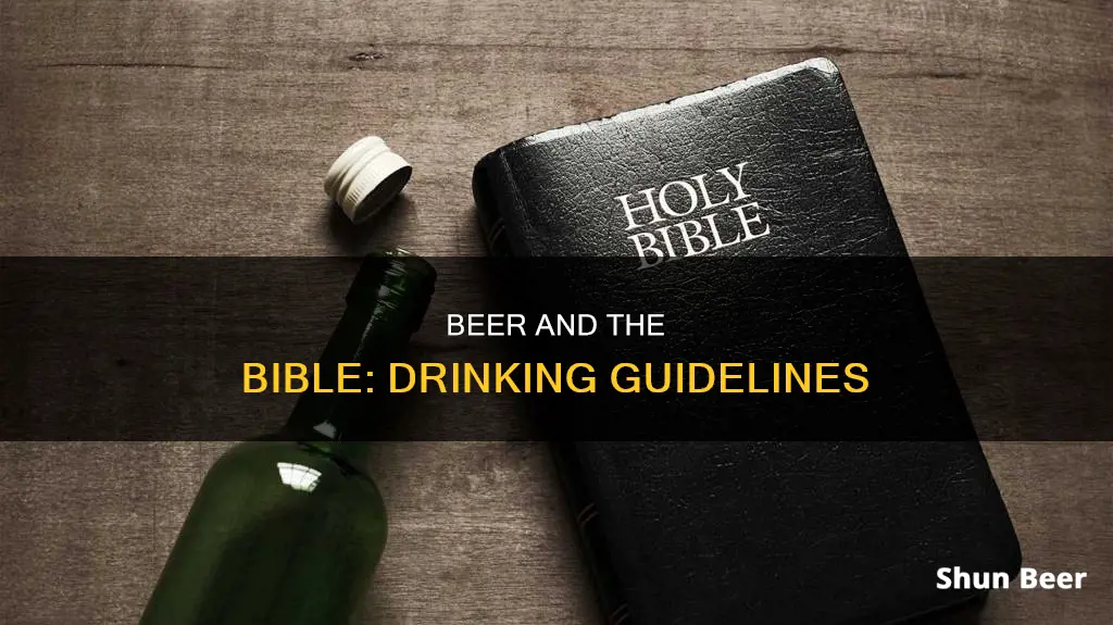 can I drink 1 can of beer by bible