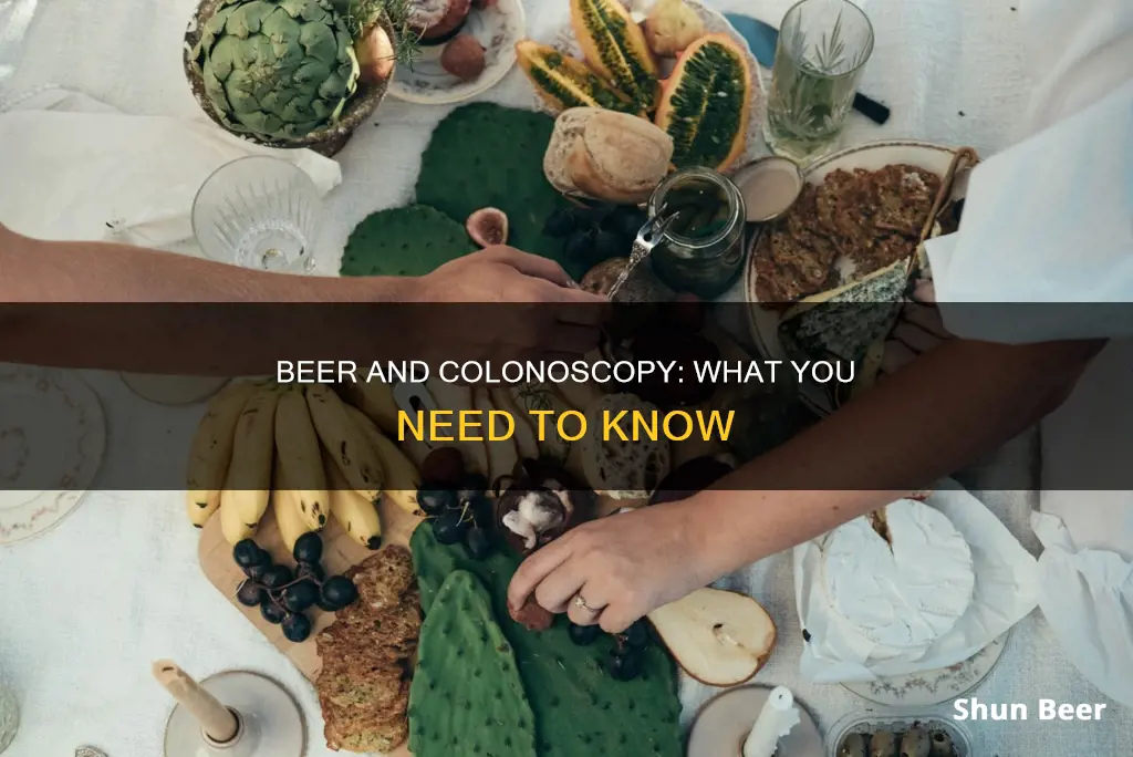 can I drink a beer after a colonoscopy