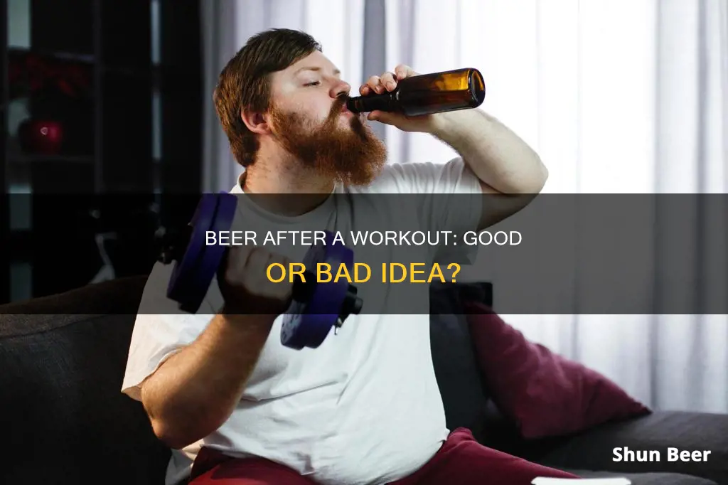 can I drink a beer after a workout