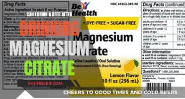 Beer and Magnesium Citrate: What's the Verdict?