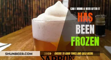 Beer After Freezing: Is It Safe to Drink?