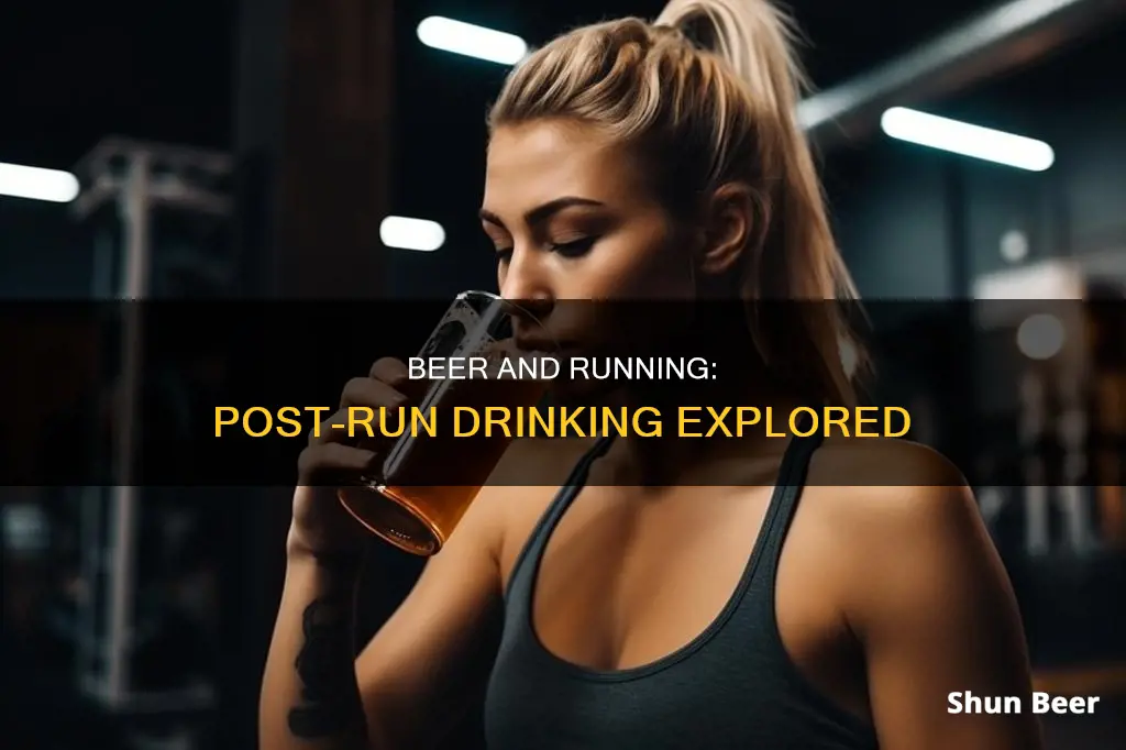 can I drink a beer after running