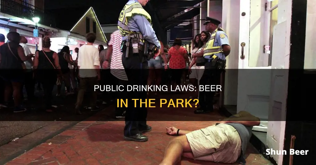 can I drink a beer at a public park