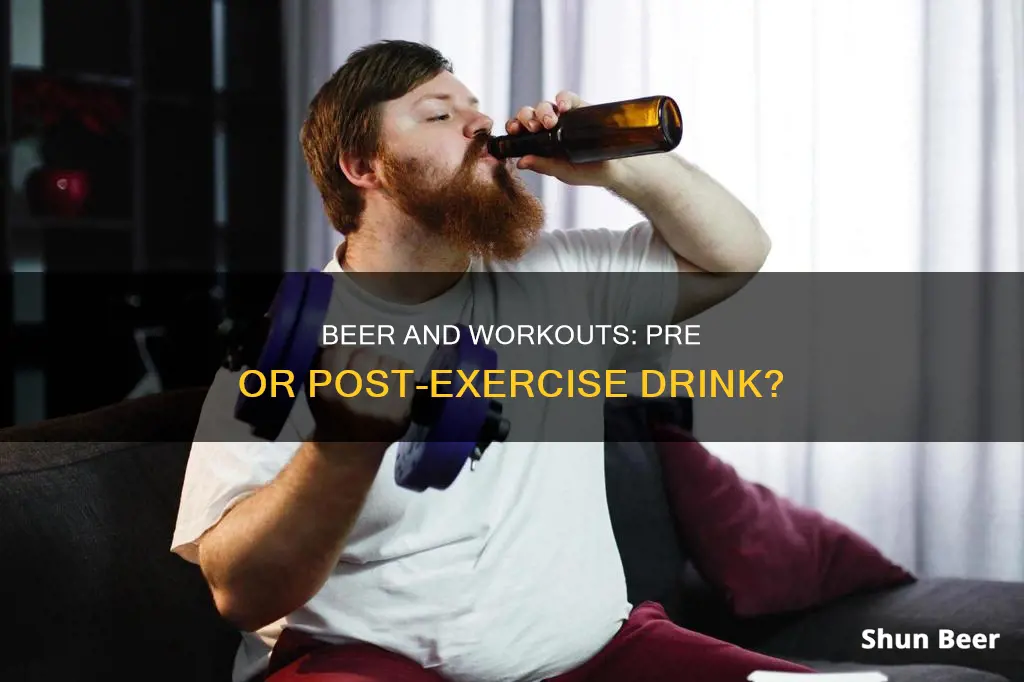 can I drink a beer before working out