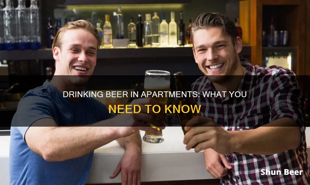 can I drink a beer in my apartment complex