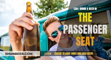 Beer and Passenger Seat: What's the Legal Limit?