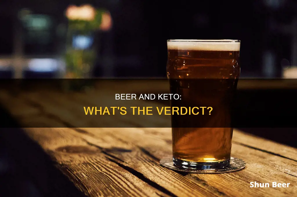 can I drink a beer on keto