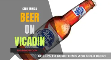 Beer and Vicadin: A Safe Mix?