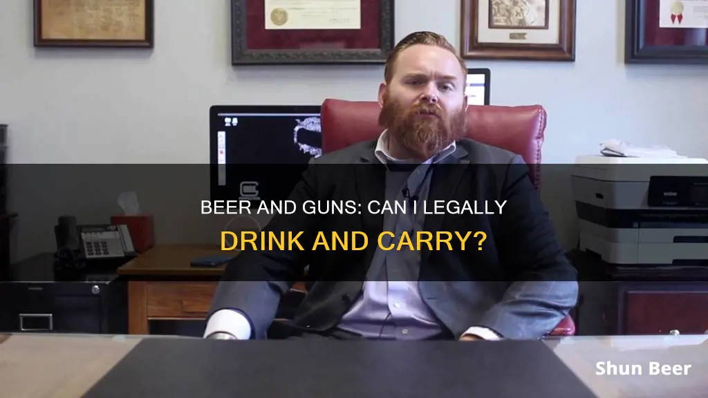 can I drink a beer while concealed carrying