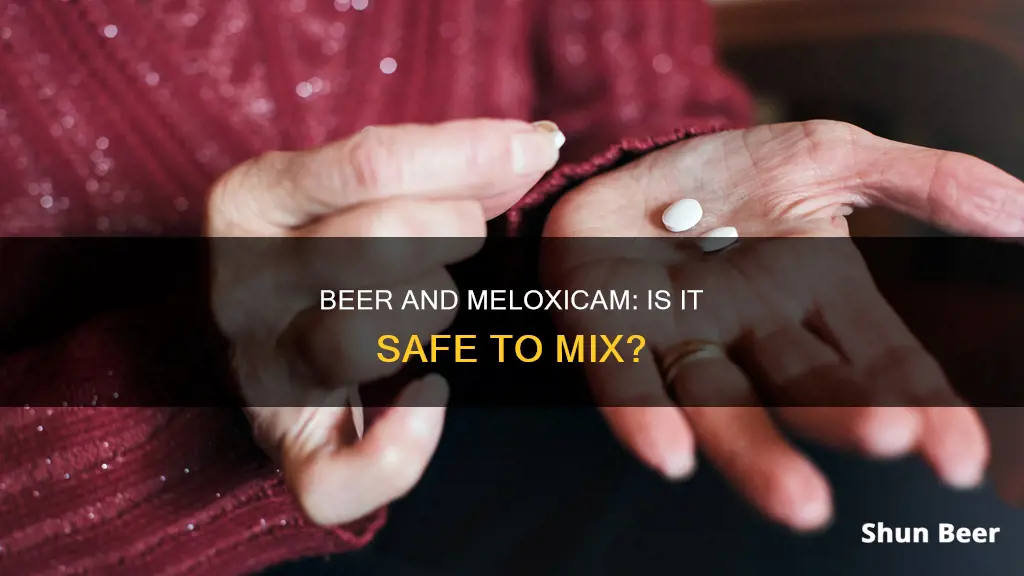 can I drink a beer while taking meloxicam