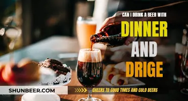 Drinking and Driving: One Beer with Dinner, Safe?