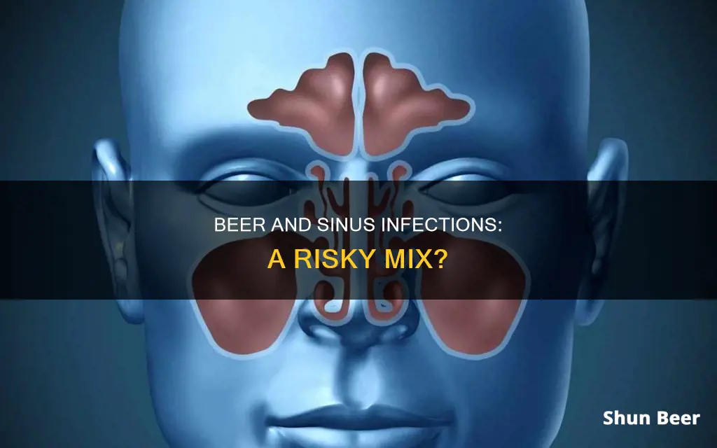 can I drink a beer wiyh a sinus infection