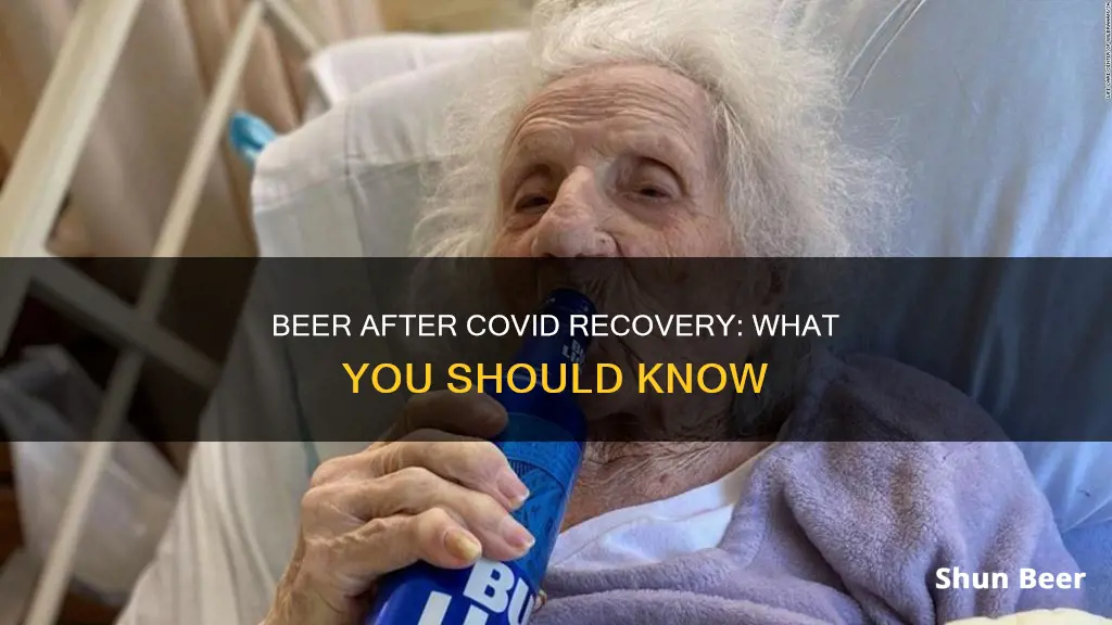 can I drink beer after covid recovery