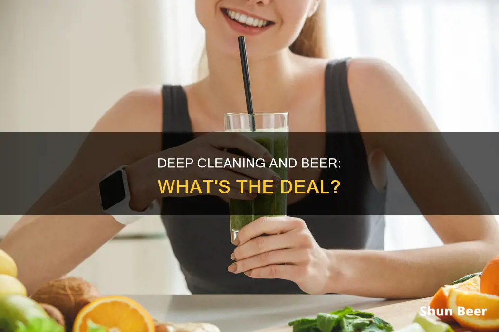 can I drink beer after deep cleaning