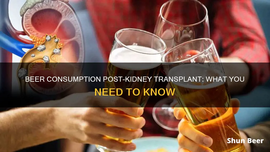 can I drink beer after kidney transplant