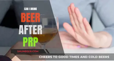 PRP Recovery: Is Beer Off the Table?